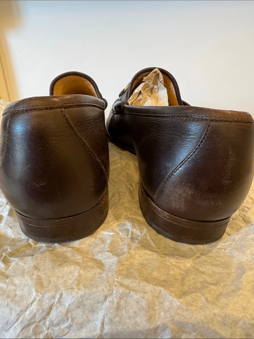 1993 Vintage Men’s Gucci Brown Horsebit Loafer